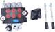 LSSOCH 3 Spool Hydraulic Directional Control Valve With Joystick 11gpm 40L 3x