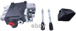 LSSOCH 3 Spool Hydraulic Directional Control Valve With Joystick 11gpm 40L 3x