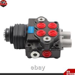 LV22RFSTKAB Hydraulic Loader Directional Control Valve with Joystick 10GPM Black