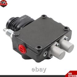 LV22RFSTKAB Hydraulic Loader Directional Control Valve with Joystick 10GPM Black
