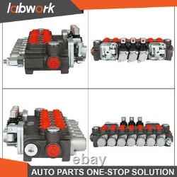 Labwork 11GPM Hydraulic Directional Control Valve 7Spool 2JOYSTICK 40L BSPP Port