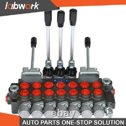 Labwork 11GPM Hydraulic Directional Control Valve 7Spool 2JOYSTICK 40L BSPP Port
