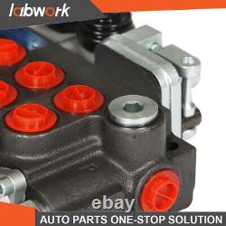 Labwork 11GPM Hydraulic Directional Control Valve 7Spool 2JOYSTICK 40L BSPP Port