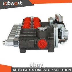 Labwork 11GPM Hydraulic Directional Control Valve 7Spool 2JOYSTICK 40L BSPP Port