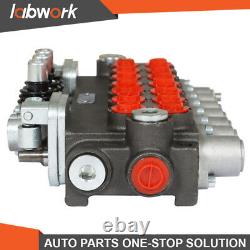 Labwork 11GPM Hydraulic Directional Control Valve 7Spool 2JOYSTICK 40L BSPP Port