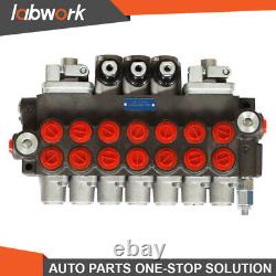 Labwork 11GPM Hydraulic Directional Control Valve 7Spool 2JOYSTICK 40L BSPP Port