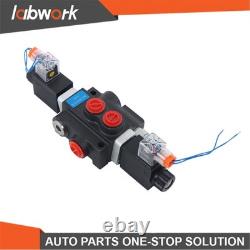 Labwork 1Spool Solenoid 3600PSI 12V DC Hydraulic Control Valve Double Acting