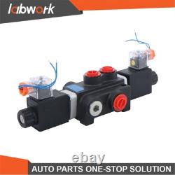 Labwork 1Spool Solenoid 3600PSI 12V DC Hydraulic Control Valve Double Acting