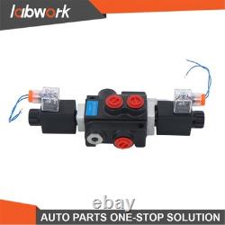 Labwork 1Spool Solenoid 3600PSI 12V DC Hydraulic Control Valve Double Acting