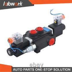 Labwork 1Spool Solenoid 3600PSI 12V DC Hydraulic Control Valve Double Acting