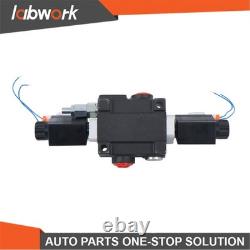 Labwork 1Spool Solenoid 3600PSI 12V DC Hydraulic Control Valve Double Acting