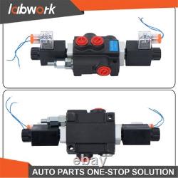 Labwork 1Spool Solenoid 3600PSI 12V DC Hydraulic Control Valve Double Acting