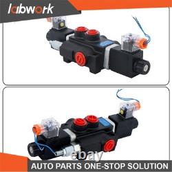 Labwork 1Spool Solenoid 3600PSI 12V DC Hydraulic Control Valve Double Acting