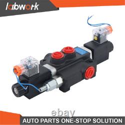 Labwork 1 Spool Solenoid 12V DC Hydraulic Control Valve Double Acting 3600 PSI