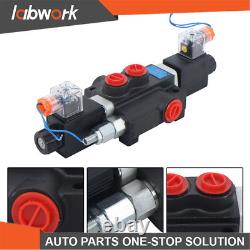 Labwork 1 Spool Solenoid 12V DC Hydraulic Control Valve Double Acting 3600 PSI