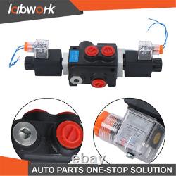 Labwork 1 Spool Solenoid 12V DC Hydraulic Control Valve Double Acting 3600 PSI