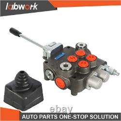 Labwork 21GPM Hydraulic Directional Control Valve for Tractor withJoystick 2 Spool