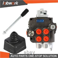 Labwork 21GPM Hydraulic Directional Control Valve for Tractor withJoystick 2 Spool