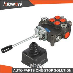 Labwork 21GPM Hydraulic Directional Control Valve for Tractor withJoystick 2 Spool