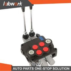Labwork 2 Spool Hydraulic Control Valve 32GPM 3600 PSI Open Center