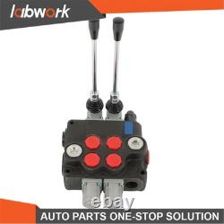 Labwork 2 Spool Hydraulic Control Valve 32GPM 3600 PSI Open Center