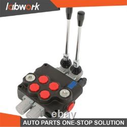 Labwork 2 Spool Hydraulic Control Valve 32GPM 3600 PSI Open Center