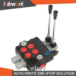 Labwork 2 Spool Hydraulic Control Valve 32GPM 3600 PSI Open Center