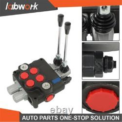 Labwork 2 Spool Hydraulic Control Valve 32GPM 3600 PSI Open Center