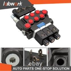 Labwork 3 Spool Solenoid 12V DC Hydraulic Control Valve Double Acting 13 GPM