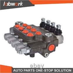 Labwork 4 Spool Hydraulic Control Valve Double Acting 21 GPM 3600PSI SAE Ports