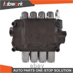 Labwork 4 Spool Hydraulic Control Valve Double Acting 21 GPM 3600 PSI SAE Ports