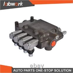 Labwork 4 Spool Hydraulic Control Valve Double Acting 21 GPM 3600 PSI SAE Ports