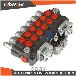 Labwork Hydraulic Directional Control Valve 6 Spool 11 GPM +Conversion Plug