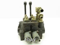 Monoblock Hydraulic Directional Control Valve 2-Spool 3-Position Manual Return