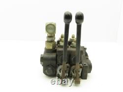 Monoblock Hydraulic Directional Control Valve 2-Spool 3-Position Manual Return