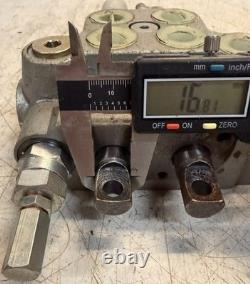Multi-Spool Hydraulic Directional Control Valve 3/4 SAE Ports Industrial Unit