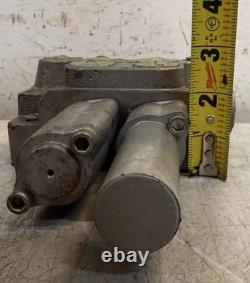 Multi-Spool Hydraulic Directional Control Valve 3/4 SAE Ports Industrial Unit