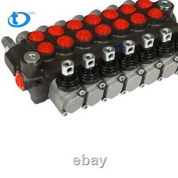 NEW 7 Spool Hydraulic Directional Control Valve 13 GPM, 3600 PSI, SAE Interface