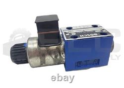 NEW BOSCH 081WV06P1V1090WS024/00D51 HYDRAULIC CONTROL VALVE With 1837001227 COIL