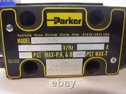 NEW PARKER LEVER OPERATED 5000 Psi DIRECTIONAL HYDRAULIC CONTROL VALVE D1VL2CN