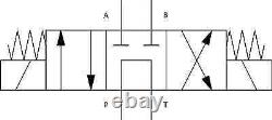 NG10 Cetop 5 Direction Control Valve 3 Position P-T A&B Blocked