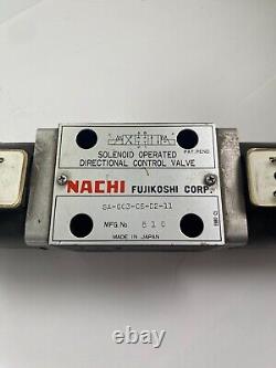 Nachi Fujikoshi Hydraulic Directional Control Valve 24V SA-G03-C5-D2-11 D03 Size
