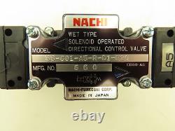 Nachi SS-G01-A5-R-D1-E20 Hydraulic Directional Control Solenoid Valve 12VDC D03