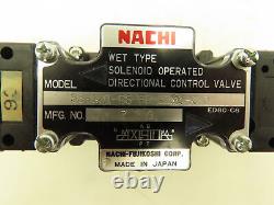 Nachi SS-G01-C6-FR-E2-20 Hydraulic Directional Control Solenoid Valve 200VAC D03