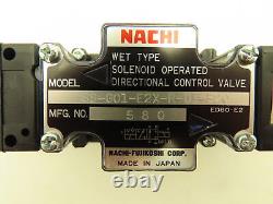 Nachi SS-G01-E2X-R-D1-E20 Hydraulic Directional Control Solenoid Valve 12VDC D03