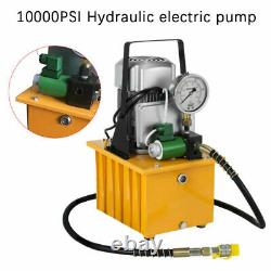 New 10000 PSI Electric Hydraulic Pump 110V 70MPa Pedal Solenoid valve Control US