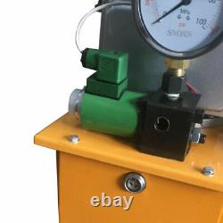 New 10000 PSI Electric Hydraulic Pump 110V 70MPa Pedal Solenoid valve Control US