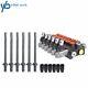New 11GPM Adjustable Relief Valve 6 Spool Hydraulic Directional Control Valve