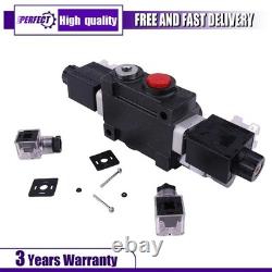 New 1-Spool 12VDC Hydraulic Control Valve Double Acting HCV-S1x13 13 GPM 3600PSI