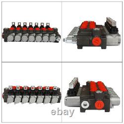 New 7 Spool Hydraulic Directional Control Valve 13 GPM, 3600 PSI, SAE Interface